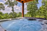Enjoy the views from the hot tub